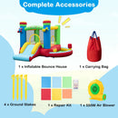 Inflatable Bounce House with Slide, Basketball Hoop & Blower