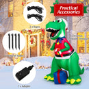 Inflatable Christmas Decoration with LED Lights and Waterproof Blower