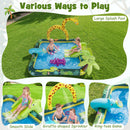 Inflatable Play Center Jungle Animal Spray Pool with Slide Giraffe