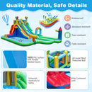 Inflatable Water Slide Park Giant Bounce House with 750W Blower