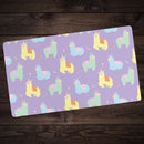 Cotton Candy Llamas Playmat