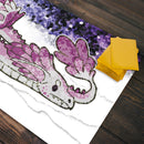 Cute Stained Glass Dragon Playmat