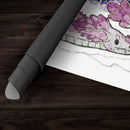 Cute Stained Glass Dragon Playmat