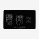 Floppy Disk Assembly Playmat