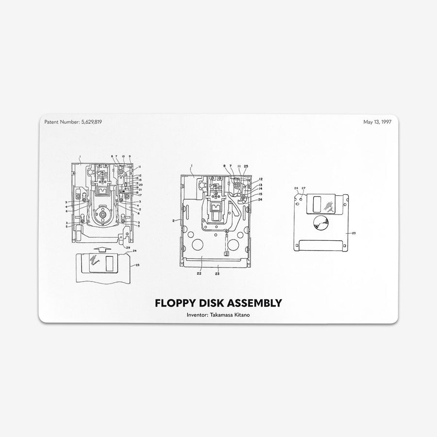 Floppy Disk Assembly Playmat