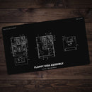 Floppy Disk Assembly Playmat