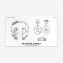 Headphone Assembly Playmat