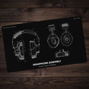 Headphone Assembly Playmat