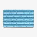 I'm Vaccinated Bubble Pattern Playmat