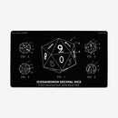 Icosahedron Decimal Dice Playmat