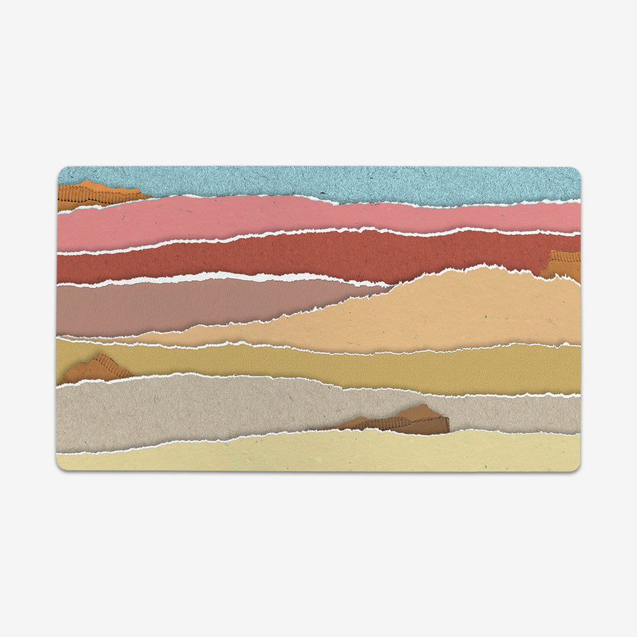 Papercraft Mountains Playmat