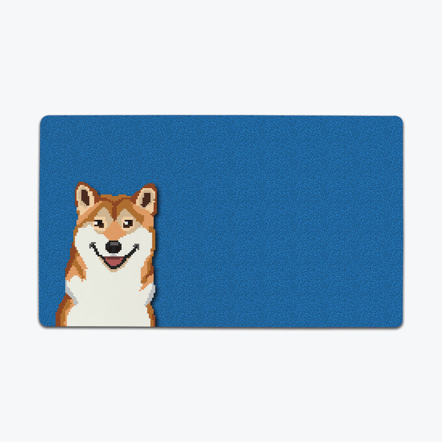 Pixel Shiba Playmat