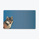 Pixel Wolf Playmat