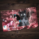 Plastic Unicorn Vs Shiba Demon Playmat
