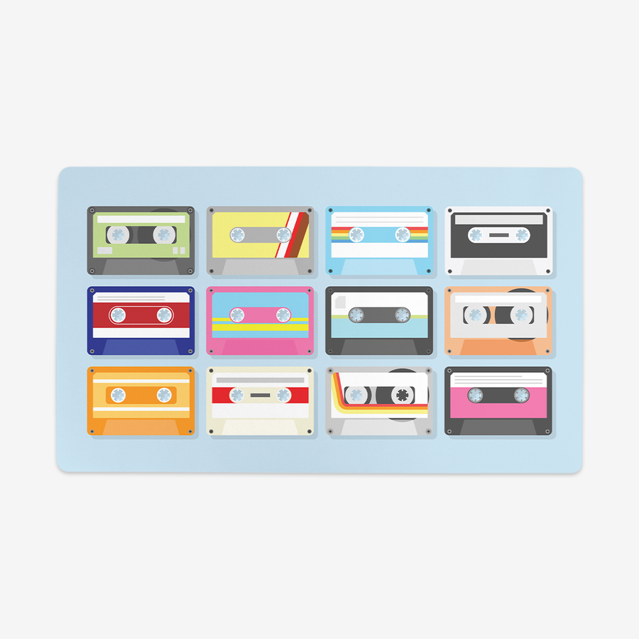 Retro Cassettes Playmat