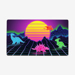 Retrowave Dinos Playmat