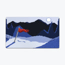 Snowy Pixel Mountaintop Playmat