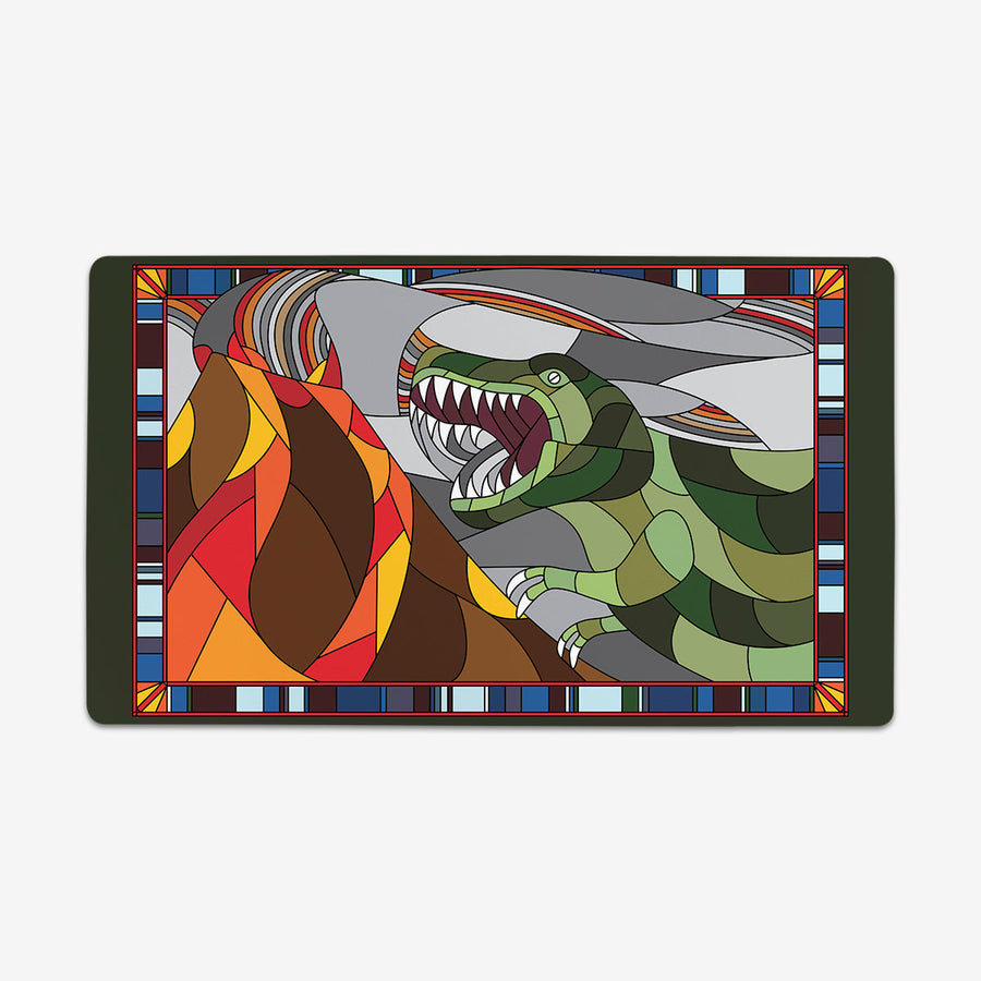 Stained Glass Dinosaur Playmat