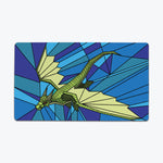Stained Glass Flying Dragon Playmat