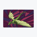 Stained Glass Flying Dragon Playmat