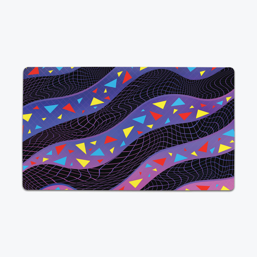 Wavy Triangles Playmat