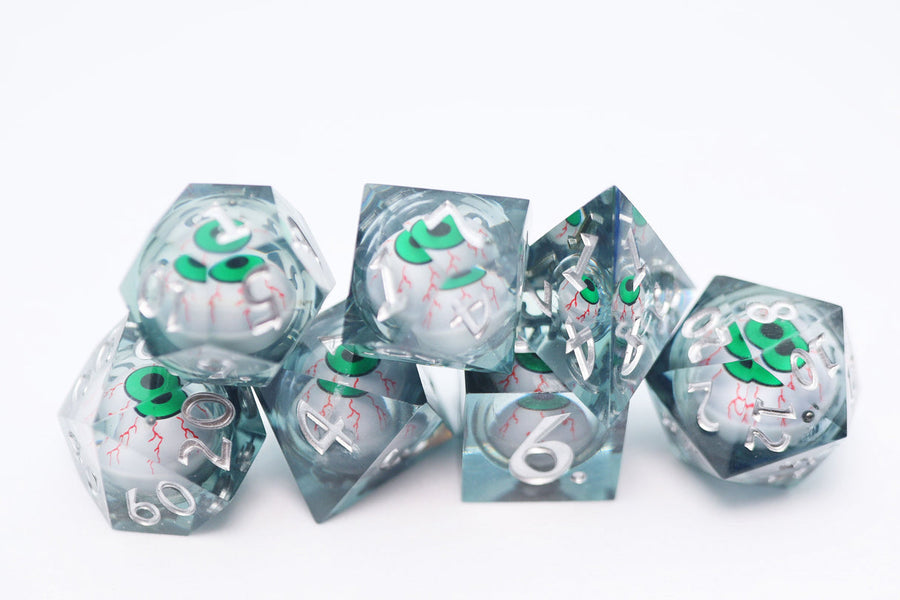 Sharp Edge Moving Eye RPG Dice Set - Inkshot