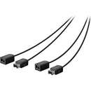 Insignia™ - 6 Extension Cable for Nintendo NES and SNES Controllers (2-pack) - Black