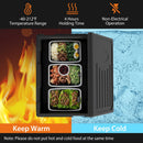 Insulated Food Pan Carrier 49 Qt Top Load Stackable Hot Box with Built-in Handles