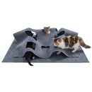 Interactive Foldable Cat Tunnel for Indoor Cats
