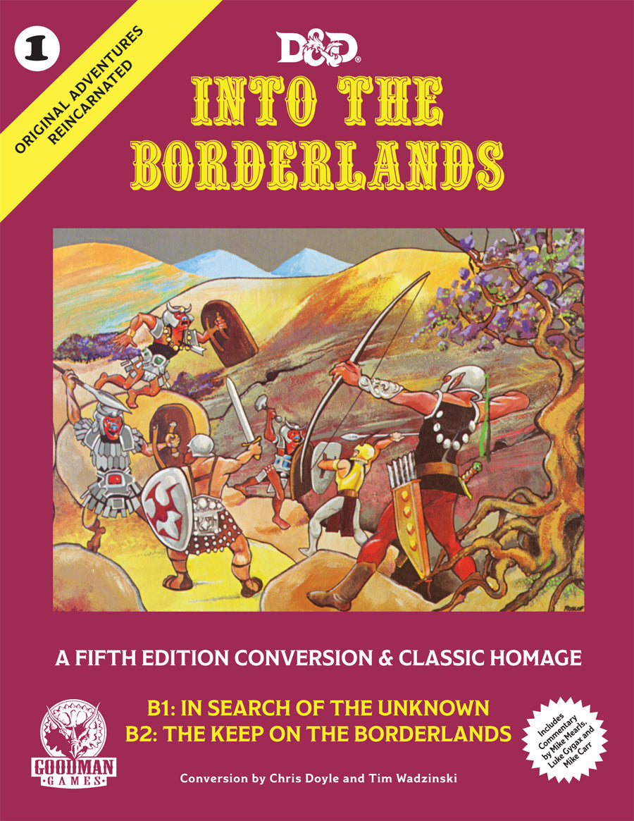 GMG Original Adventures Reincarnated #1: Into the Borderlands (5E Adventure, Hardback)