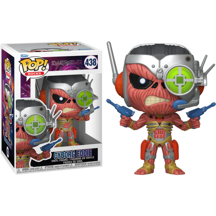 Iron Maiden Cyborg Eddie Funko Pop! Rocks #438