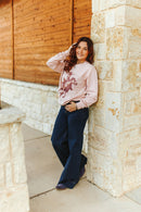 Wild West Cowgirl Graphic Sweatshirt
