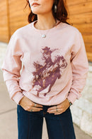 Wild West Cowgirl Graphic Sweatshirt