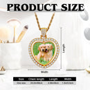 Custom Photo Pendant Necklace – Double-Sided Personalized Photo Charm | Gold & Silver