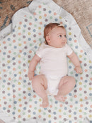 Ultra-Soft Thick Reversible Baby Blanket - Happy Baby Vibes
