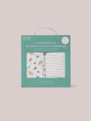 2-Pack Square Swaddle Blanket Set - Love Bug