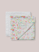 2-Pack Square Swaddle Blanket Set- Sweet Daisy