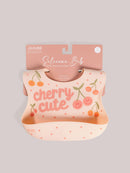 Silicone Bib - Cherry Cute by Doodle By Meg
