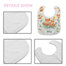 Personalized Fox Family Baby Bib - Add Your Name