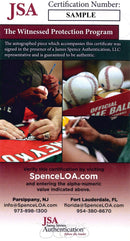 Darick Hall First Home Run Philadelphia Phillies Autographed Baseball Photo