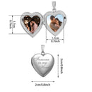 Custom Photo Locket Necklace – Personalized Heart Box Necklace | Upload 1 or 2 Photos