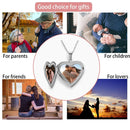 Custom Photo Locket Necklace – Personalized Heart Box Necklace | Upload 1 or 2 Photos