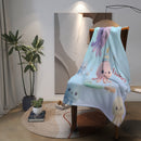 Personalized Kawaii Pink Octopus Blanket | Custom Name | Cute Octopus Throw