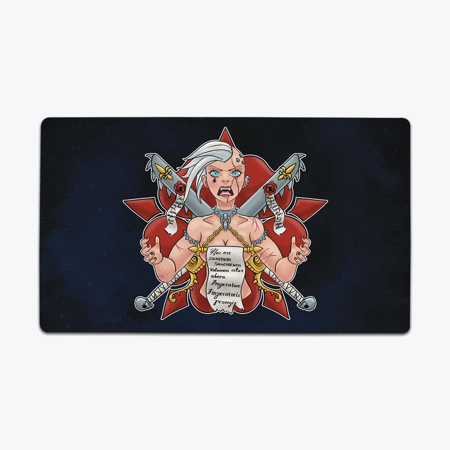 Berserk Warrior Nun Playmat