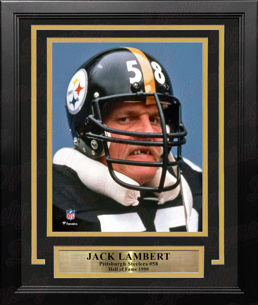 Jack Lambert Snarl Pittsburgh Steelers 8