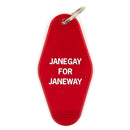 Janegay For Janeway Motel Style Keychain in Red