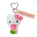 Japan Sanrio Characters Flower Mascot Keychain Plush