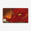 Fierce Red Dragon Playmat