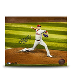 Jeff Hoffman Championship Action Philadelphia Phillies Autographed 8" x 10" Baseball Photo