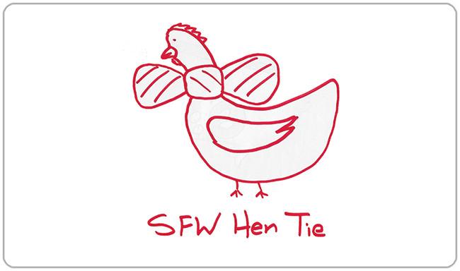 SFW Hen Tie Playmat